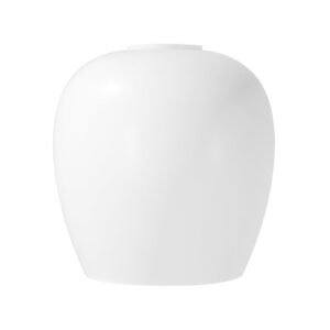 CRESTVIE Opal Glass Lampshade, Small Replacement for Table, Floor, Wall, Pendant Lamps, White Modern Shade, Milky Soft Lighting, 5.5